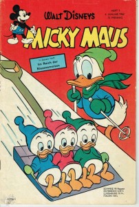 Micky Maus konvolut 1/1962 bis 52/1962