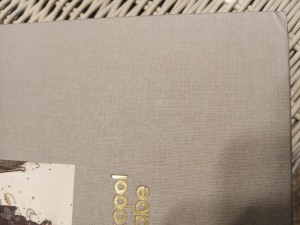 rechte untere Ecke Einband