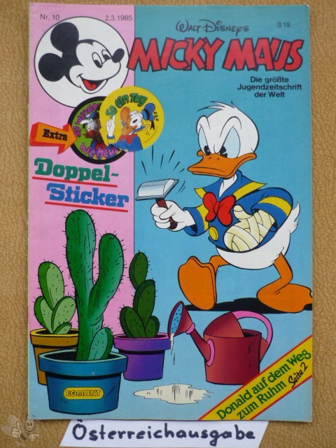 Micky Maus 1985: Nr. 10 Österreich Ausgabe
