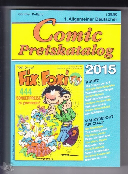 Comic Preiskatalog 40: 2015 (Softcover)