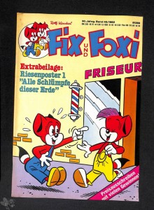 Fix und Foxi : 30. Jahrgang - Nr. 45 mit Schlumpf Riesenposter