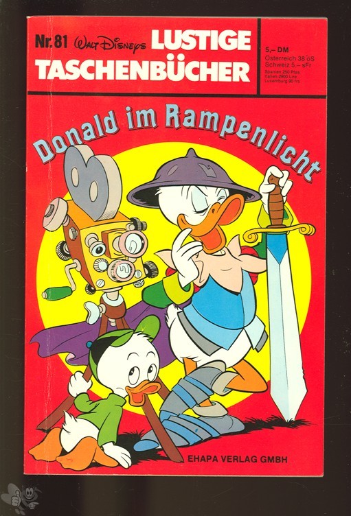 Walt Disneys Lustige Taschenbücher 81: Donald im Rampenlicht (1. Auflage)