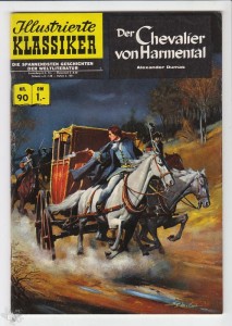 Illustrierte Klassiker 90: Der Chevalier von Harmental (1. Auflage)