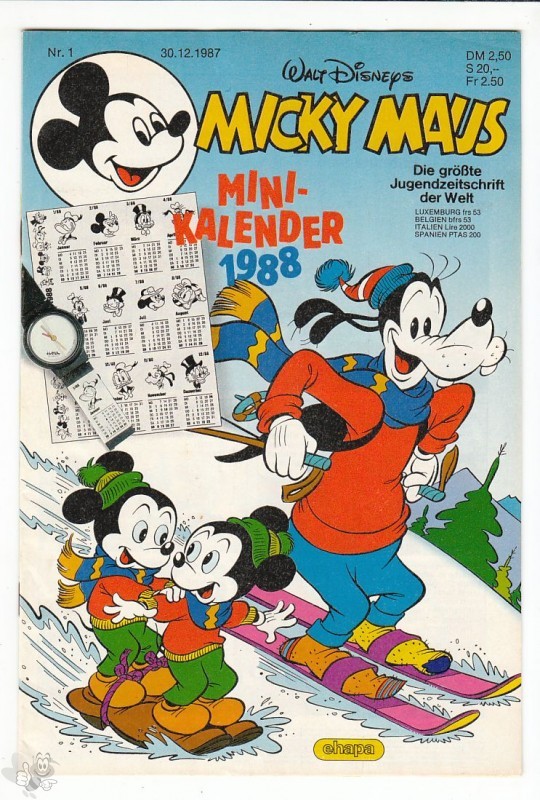 Micky Maus 1/1988