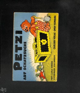 Petzi 6: Petzi auf Schatzsuche (1. Auflage, Querformat)