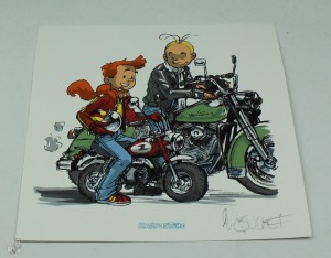 Ex Libris Buchet Spirou Signiert