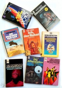 8 SF- Taschenbücher Konvolut