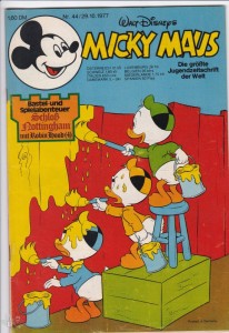 Micky Maus 44/1977 mit Beilage