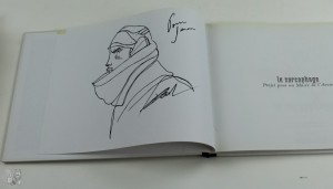 Bilal Original Zeichnung mit Signatur Le sacophage