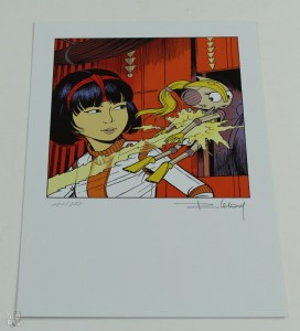 Ex Libris Yoko Tsuno von Leloup , Signiert/Limitiert
