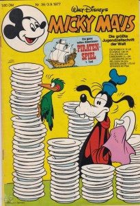 Micky Maus 36/1977 mit der Beilage.
