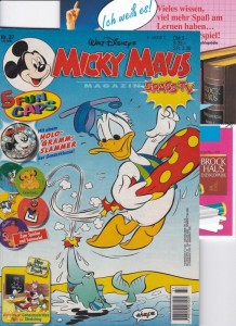 Micky Maus 1995: Nr. 37 mit loser Werbe-Beilage