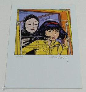 Ex Libris Yoko Tsuno von Leloup , Signiert/Limitiert
