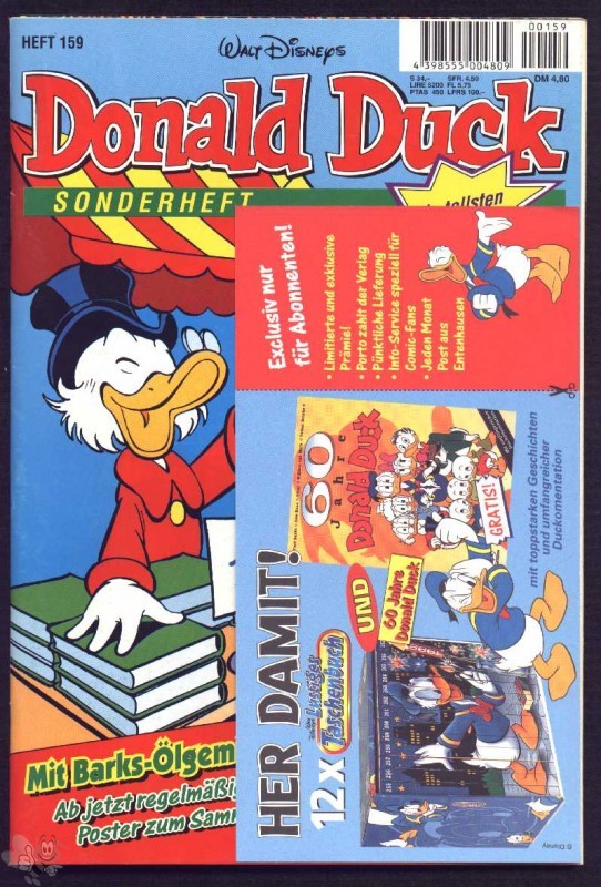 Die tollsten Geschichten von Donald Duck 159 mit der losen Abokarte