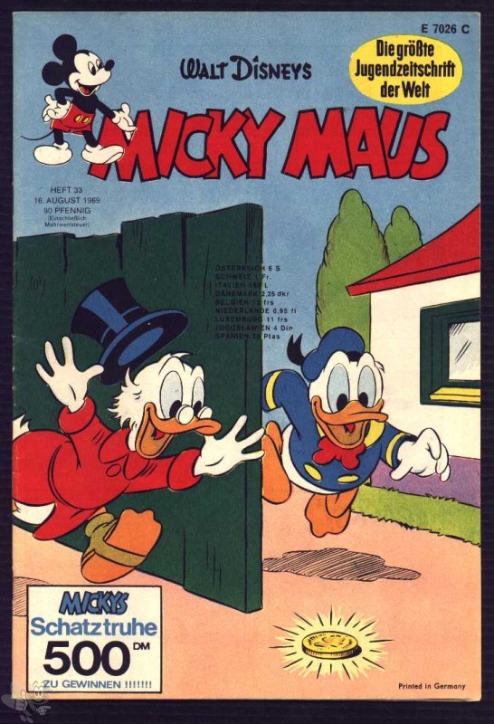 Micky Maus 1969: Nr. 33