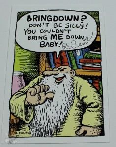 R. Crumb signierte Karte