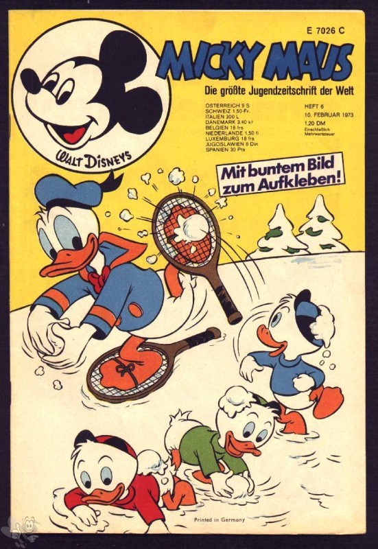 Micky Maus 1973: Nr. 6