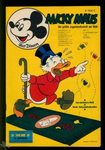 Micky Maus 47/1970 mit Klappseiten