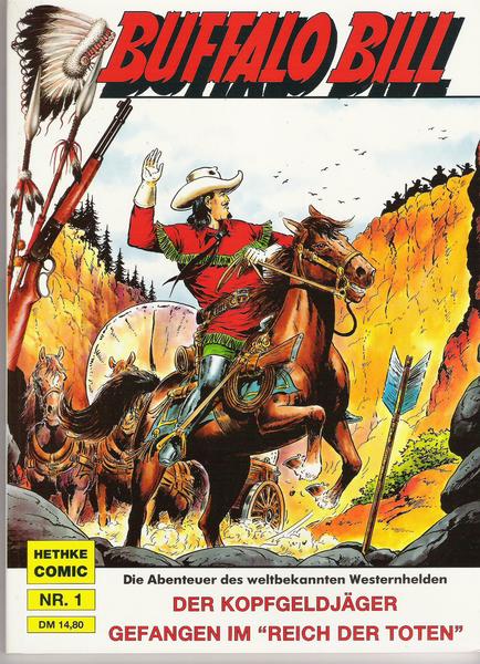 Buffalo Bill Softcover Konvolut 1-10 Hethke