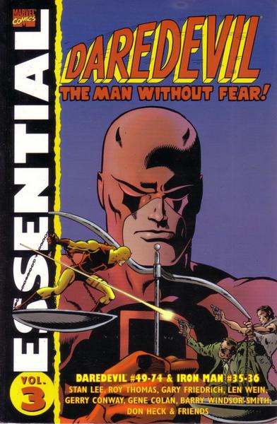 US Essential DAREDEVIL Vol. 3 mit Daredevil #49-74, Iron Man #35-36, s/w, in Englisch