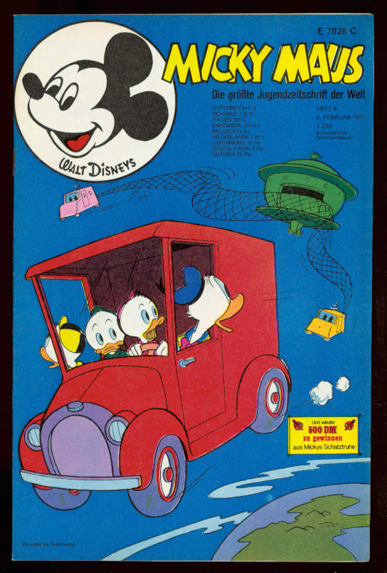 Micky Maus 1971: Nr. 6: