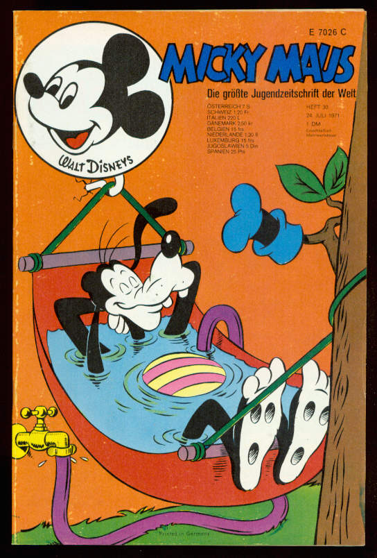 Micky Maus 1971: Nr. 30: