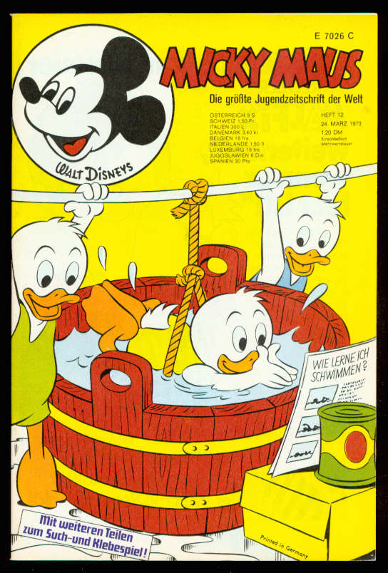 Micky Maus 1973: Nr. 12: