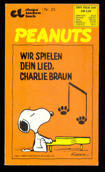 Ehapa-Taschenbuch 25: Peanuts: Wir spielen dein Lied, Charlie Braun