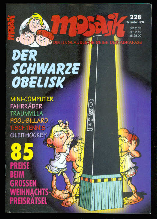 Mosaik 228: Der schwarze Obelisk