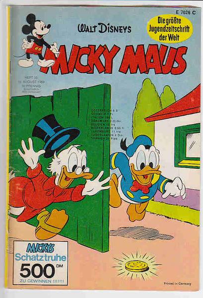 Micky Maus 1969: Nr. 33: