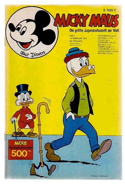 Micky Maus 1970: Nr. 7: