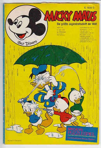 Micky Maus 1970: Nr. 19: