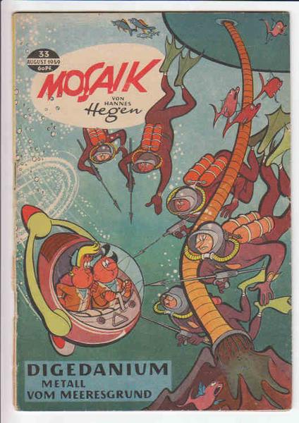 Mosaik 33: Digedanium - Metall vom Meeresgrund (August 1959)