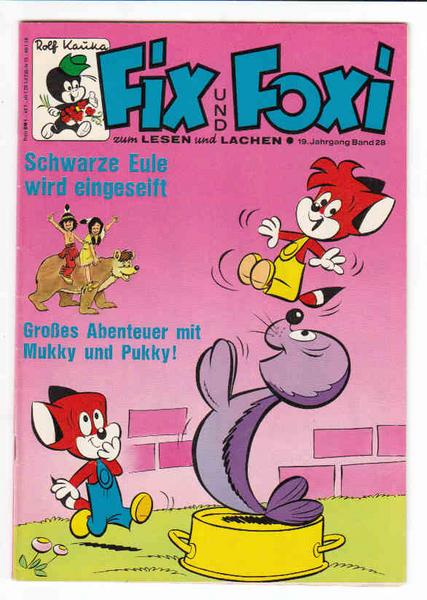 Fix und Foxi: 19. Jahrgang - Nr. 28