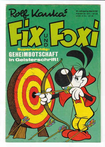 Fix und Foxi: 21. Jahrgang - Nr. 52