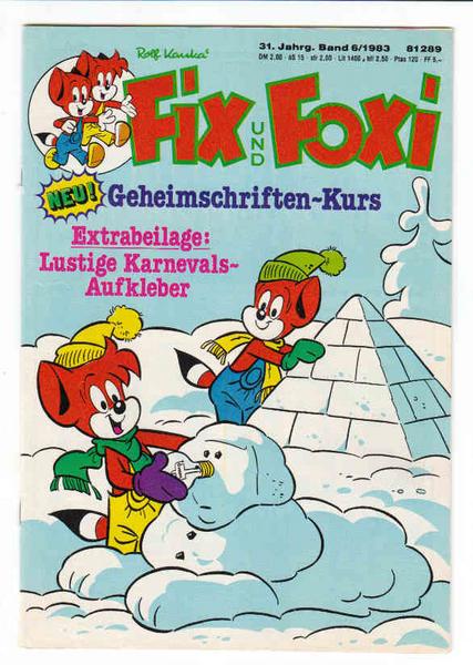 Fix und Foxi: 31. Jahrgang - Nr. 6