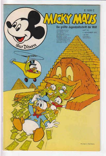 Micky Maus 1972: Nr. 45: