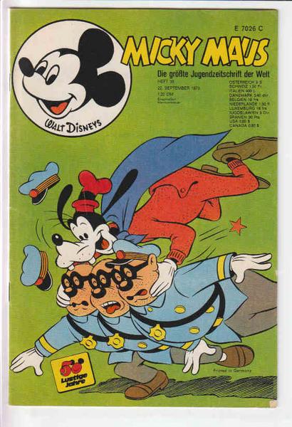 Micky Maus 1973: Nr. 38: