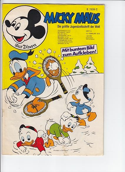 Micky Maus 1973: Nr. 6: