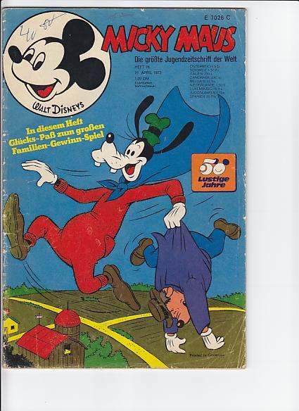 Micky Maus 1973: Nr. 16: