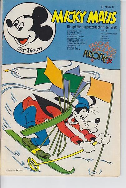 Micky Maus 1974: Nr. 8: