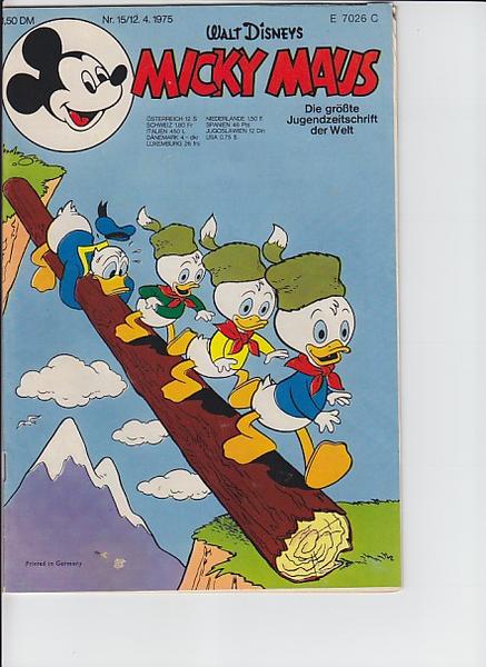 Micky Maus 1975: Nr. 15: