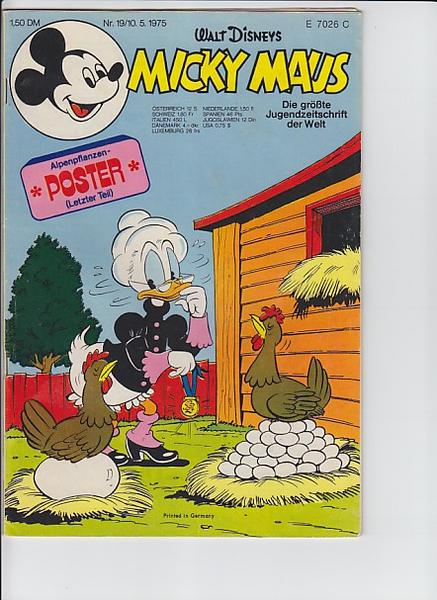 Micky Maus 1975: Nr. 19: