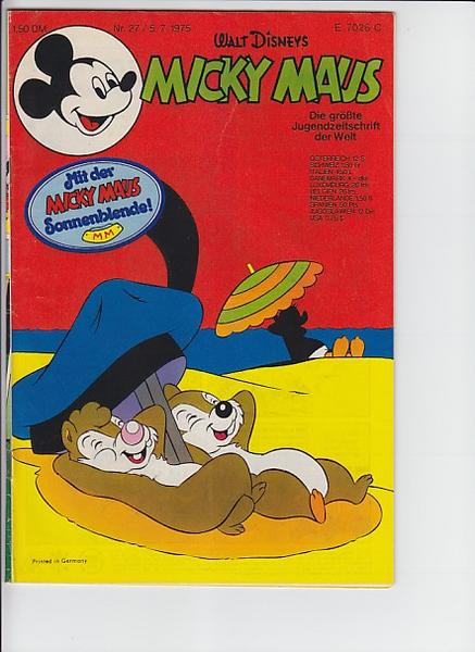 Micky Maus 1975: Nr. 27: