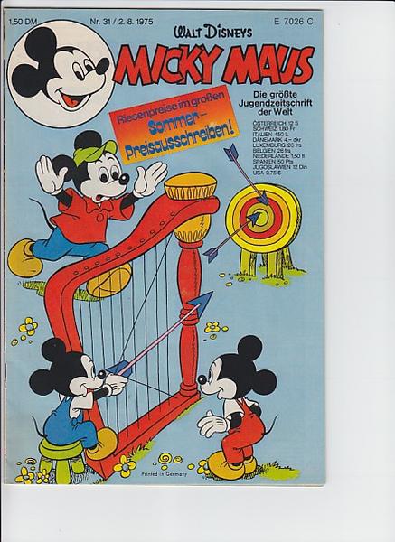 Micky Maus 1975: Nr. 31: