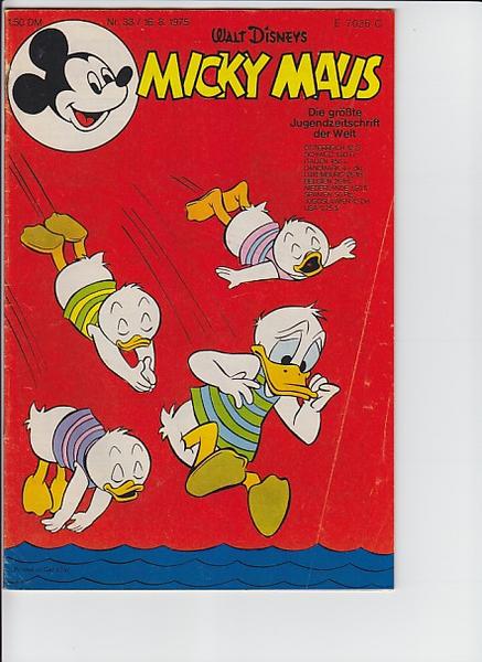 Micky Maus 1975: Nr. 33: