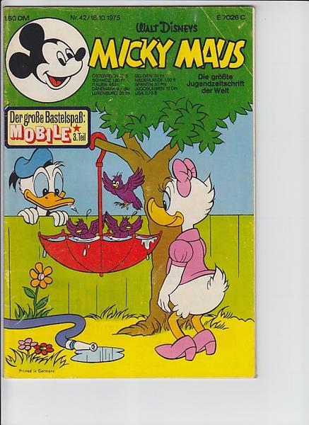 Micky Maus 1975: Nr. 42: