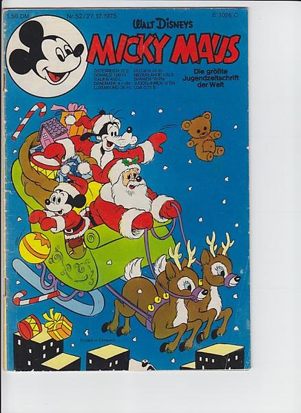 Micky Maus 1975: Nr. 52: