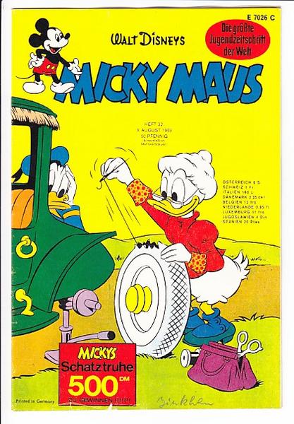 Micky Maus 1969: Nr. 32: