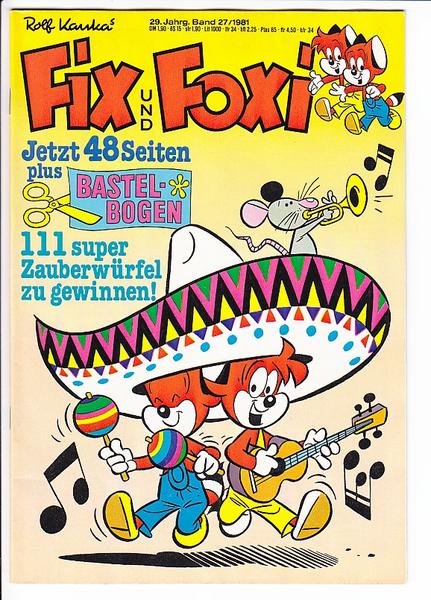 Fix und Foxi: 29. Jahrgang - Nr. 27